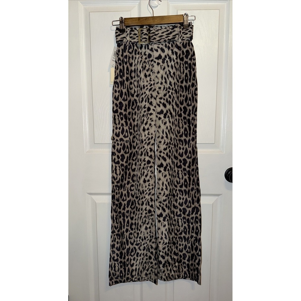 Aritzia Leopard Print Wide-Leg Cargo Belted Pant 
Little Moon Twilight Pant
